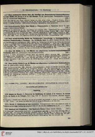 14. Hamburg, Hanse, Mecklenburg, Schleswig-Holstein
