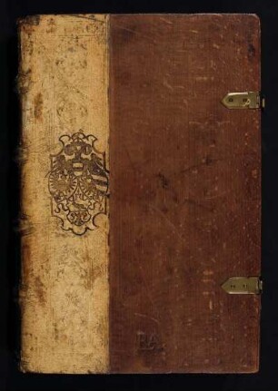 Supralibros: Stadtbibliothek Nürnberg mit dem Wappen des Kirchenpflegers Hieronymus Paumgärtner