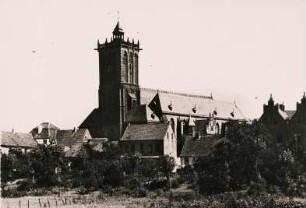 Kalkar. Ansicht der 1421 geweihten römisch-katholischen Kirche St. Nicolai