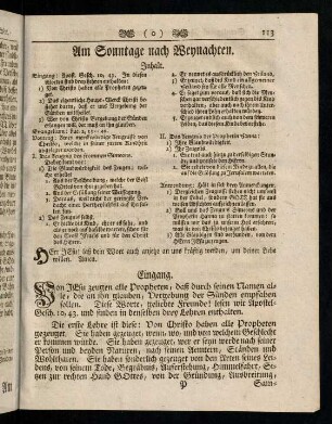 113-123, Am Sonntage nach Weynachten