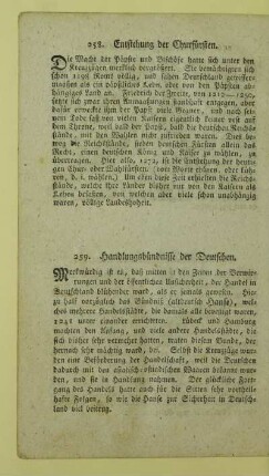 258. Entstehung der Churfürsten