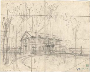 Fischer, Theodor; München, Arcisstr. 20; Haus Jagenberg - Perspektive