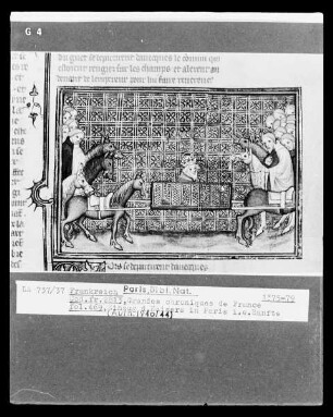 Grandes Chroniques de France — Einzug des Kaisers in Paris, Folio fol. 469