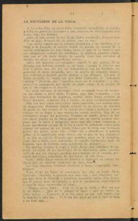 III - La expulsión de la vieja