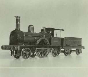 1 A 1 Schlepptenderlokomotiv-Modell, 1:45, Spur 0, 32 mm, von der Arbeitsgemeinschaft Göteborger Modelleisenbahner "Göteborgs Modell-Jörnvägesällskap" : Lokomotivenmodell