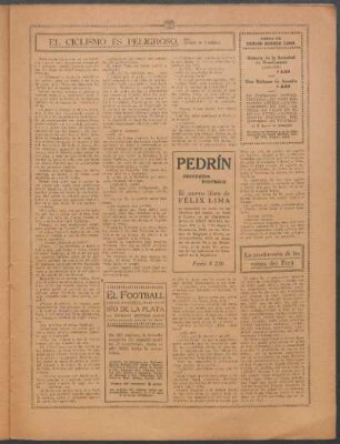 El ciclismo es peligroso