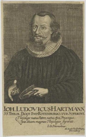 Bildnis des Ioh. Ludovicus Hartmannus