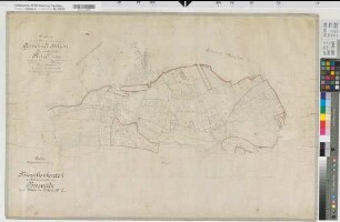 Bösperde (Menden), Teilung (Separation) von Bösperde, Bl.2 Brouillonkarte I Holzen Flur 6
