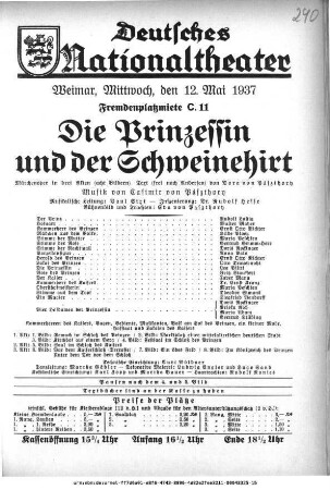 Die Prinzessin und der Schweinehirt