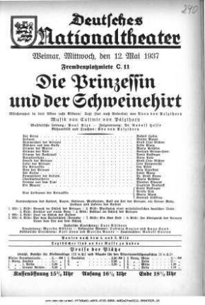 Die Prinzessin und der Schweinehirt