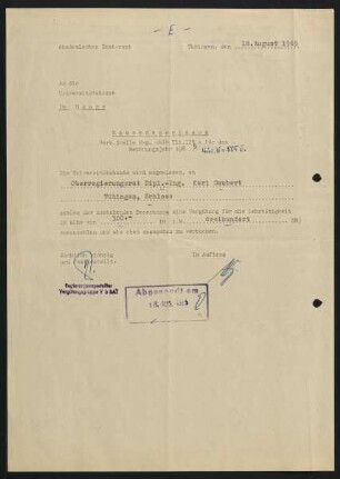 Kassenanweisung (Aug. 1965)