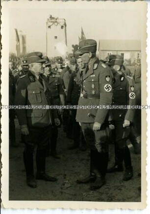 "Reichsarbeitsführer" Konstantin Hierl auf dem Reichsparteitag