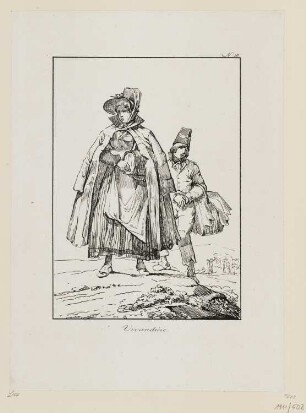 Vivandiére, Blatt 18 der Folge "Französische Militärkostüme"