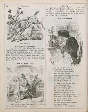 "Sportliches" "Aus der Kinderstube" "Das alte Mädchen"