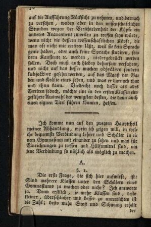 Ich komme nun ...