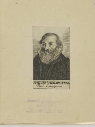 Bildnis des Philippus Heilbronnerus