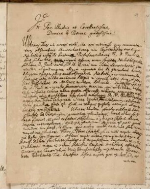 Nr. 17: Brief von Michael Gottlieb Hansch an Gottfried Wilhelm Leibniz, Leipzig, 20.9.1716