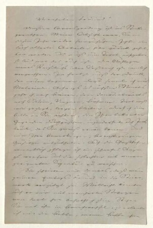 Eigenhändiger Brief mit Unterschrift (Ansetzungssachtitel von Bearbeiter/in)