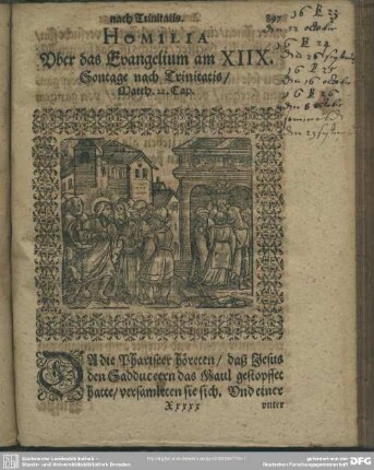 Homilia Uber das Evangelium am XIIX. Sontage nach Trinitatis, Matth. 22. Cap.