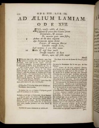 Ad Ælium Lamiam. Ode XVII. / A Eliuslamia. Ode XVII. - Ode XXX.