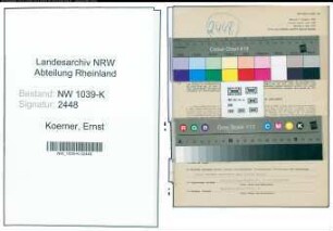 Entnazifizierung Ernst Koerner , geb. 29.03.1892 (Beamter)