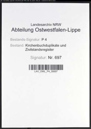 Kirchenbuchduplikat der katholischen Gemeinde Werl, Kreis Soest (GHT 1809-1811). (Gemeinde: Katholischen Gemeinde)