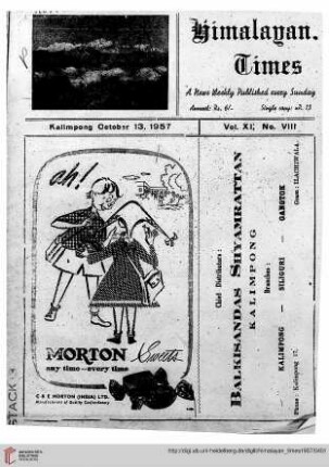 No. VIII (13 October 1957)