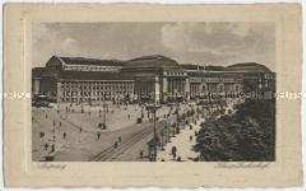 Der Hauptbahnhof in Leipzig