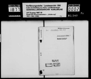 Buchdahl, Felix Israel, Kaufmann Karlsruhe Käufer: Peter Hammers, Oberingenieur Karlsruhe Lagerbuch-Nr. 608 Karlsruhe
