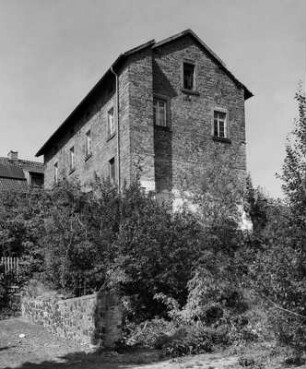Ehem. Brauereigebäude mit Keller; Lauterbach, Bahnhofstraße 39, Am Graben 88A
