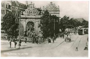 Stettin, Berliner Tor um 1900