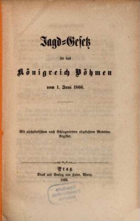 Taschenausgabe der Landes-Gesetze für das Königreich Böhmen, 10