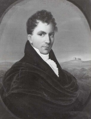 Bernhard August von Lindenau : Bildnis Bernhard August von Lindenau. Öl auf Leinwand; 76, 5 x 59 cm. 1811