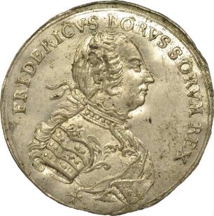 König Friedrich II. - einseitiger Abschlag für Brettsteine