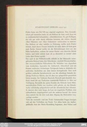 Startpunkt Berlin 1937/45