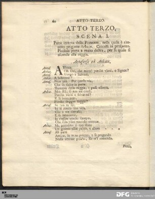 Atto Terzo. / Dritte Abhandlung.