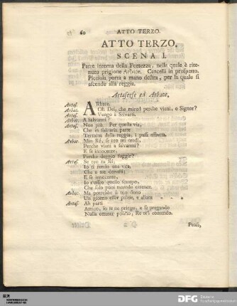 Atto Terzo. / Dritte Abhandlung.