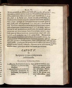 De Scriptura ex qua comparatio instituenda