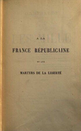 Les mille : (Traduction française)