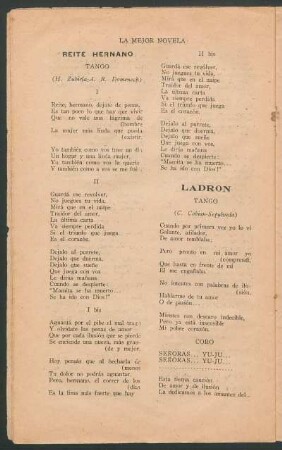 Ladron : Tango
