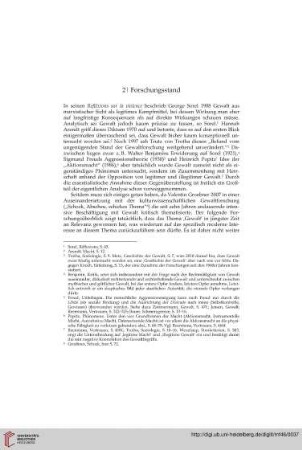 2ǀ Forschungsstand