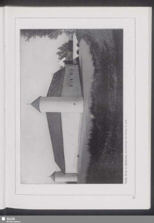 Weiße Burg in Friesheim, Kreis Euskirchen. Die Vorburg. 16. Jahrh.