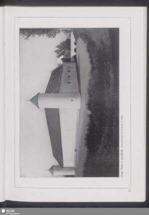 Weiße Burg in Friesheim, Kreis Euskirchen. Die Vorburg. 16. Jahrh.