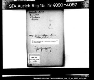 Die dem Jan Geerds Ostinga in Hauen gestattete Krämerei und Schankwirtschaft