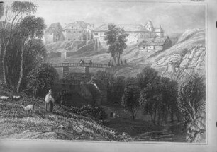 Szenerie mit Kaiserpfalz Eger (?)