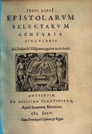 Epistolarum selectarum ... centuriae. 3