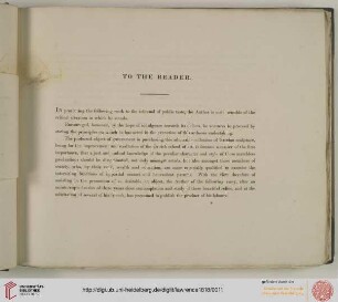 To the Reader
