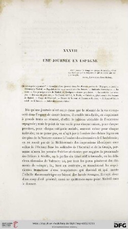 XXXVII. Une journée en Espagne