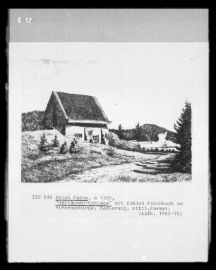 Mariannen-Cottage (mit Schloß Fischbach im Riesengebirge)