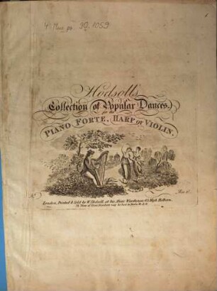 Hodsoll's collection of popular dances for the piano forte, harp or violin
